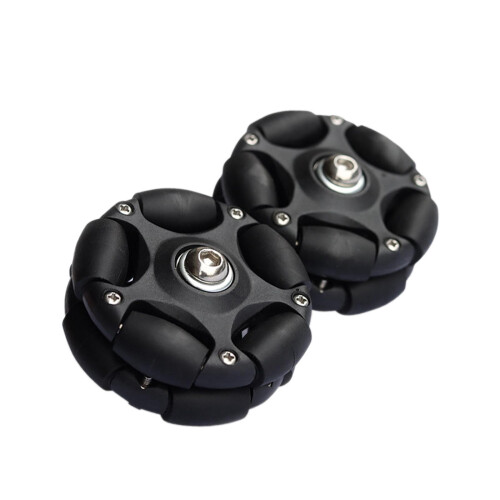 58 mm foldbare, omnidirektionelle hjul til cykelentusiaster, sort 2