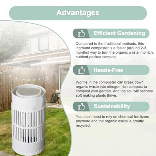 for Durable insect Composting Bin: Efficient, Space-Saving Solution for Gardens! 2