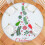 Toalha de mesa redonda de Natal de 112 cm (44 polegadas) com bainha elástica – Ajuste durável e seguro 2