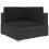 VidaXL vidaXL Ecksofas 2 Stk. mit Auflagen Poly Rattan Schwarz 4