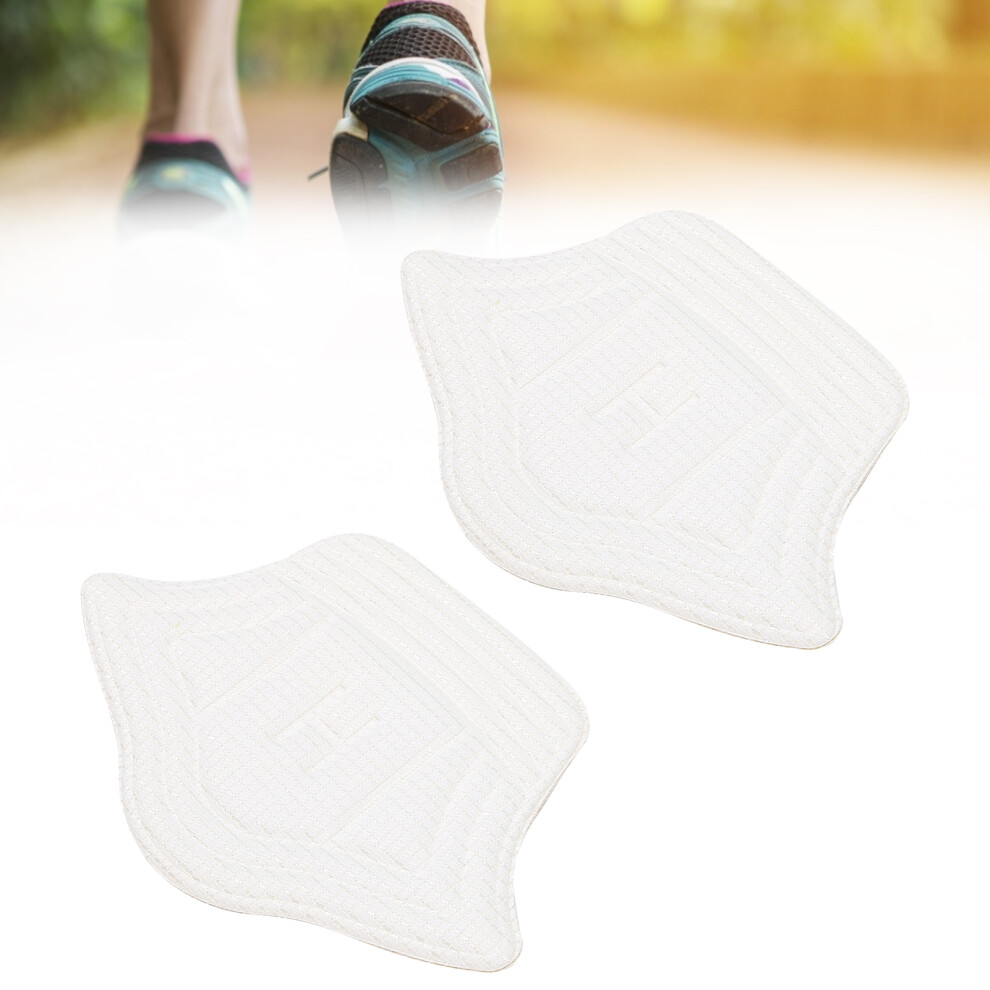 White Nonslip Heel Protectors Selfadhesive Heel Liners Foot Cushions 8Cm X 6Cm