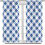 Plaid Curtains Dark Blue White Checkered Rod Pocket Thermal 2
