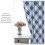 Plaid Curtains Dark Blue White Checkered Rod Pocket Thermal 8