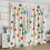 Κουρτίνες Mid-Century Retro Atomic Starburst 2 πάνελ 63x63 4