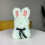 Rose Bunny Plush Toy Romantic Cuddle Foam Gift 3