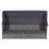 VidaXL vidaXL Gartenbett mit Baldachin Grau 20562 cm Poly Rattan 5
