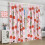 Bow Curtains Retro Pink Cherry Print 42x54 inch 5