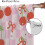 Bow Curtains Retro Pink Cherry Print 42x54 inch 7