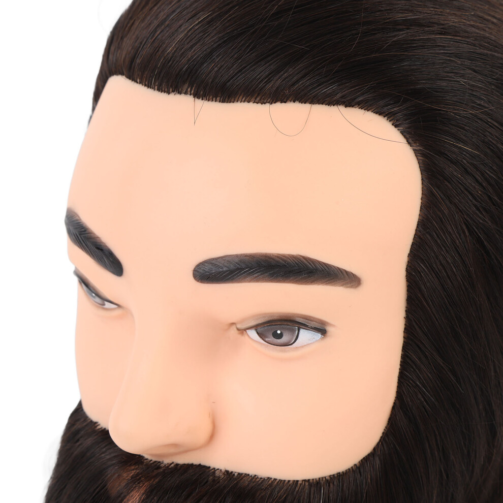 Male Mannequin Head with Beard for Hairstyling