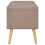 VidaXL vidaXL Hocker mit Stauraum 3 Stk. Braun Stoff 3
