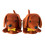 Taxtofflor Fuzzy Non-Slip 1 par 2