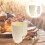 Distributeur de cupcakes en plastique beige (1 pièce) 3