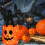 Wiederverwendbare, orangefarbene LED-Halloween-Süßigkeitentüten für Süßes oder Saures 4