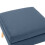 VidaXL vidaXL Fußhocker Blau Stoff 3