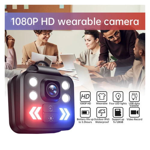Κάμερα 1080P KS908Φακός LED Φορητή Κάμερα Εξωτερικού Χώρου, Ποδηλασίας, Μίνι Μικρές 2