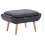 VidaXL vidaXL Hocker Stoffbezug 73 x 43 x 42 cm Dunkelgrau 6