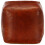 VidaXL vidaXL Pouf Hellbraun 40 x 40 x 40 cm Echtes Ziegenleder 2