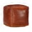VidaXL vidaXL Pouf Hellbraun 40 x 40 x 40 cm Echtes Ziegenleder 4