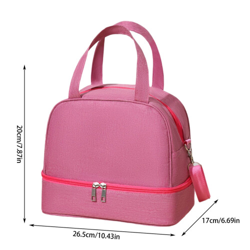 Sac isotherme étanche à double compartiment pour le déjeuner 1