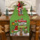 Chemin de table de Noël vert 13 x 72 pouces, décoration de Noël 3
