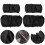 Supvox4Pcs Hjulskydd Elastiska Svarta Vattentäta Däckskydd för Barnvagnar 6