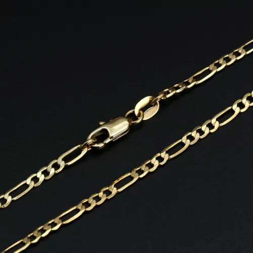 Vergulde Figaro-ketting, 16-30 inch, 20 stuks 1