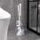 Ensemble brosse et ventouse de toilette moderne et compact 2 pièces 3