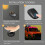 Solar Car Roof Strobe Light RGB LED Marker Remote 3
