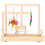 Parrot Exercise Stand Solid Wood Bird Cage Perch for Play & Training 2