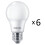 Philips 6-pak LED E27 Normal Frost 60W 806lm 2