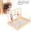 Parrot Exercise Stand Solid Wood Bird Cage Perch for Play & Training 5