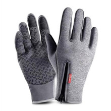 Touchscreen-fähige, warme Handschuhe, wasserabweisend und winddicht, rutschfest – ideal für Radfahren, Autofahren, Laufen, Wandern, Klettern und