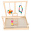 Parrot Exercise Stand Solid Wood Bird Cage Perch for Play & Training 11