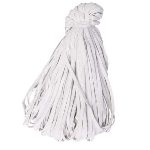 Elastic Rope Cord Flat Cotton Ear Band Knit String Tie Earloop Stretch Spool Sewing Shoelaces Drawstrings Replacement