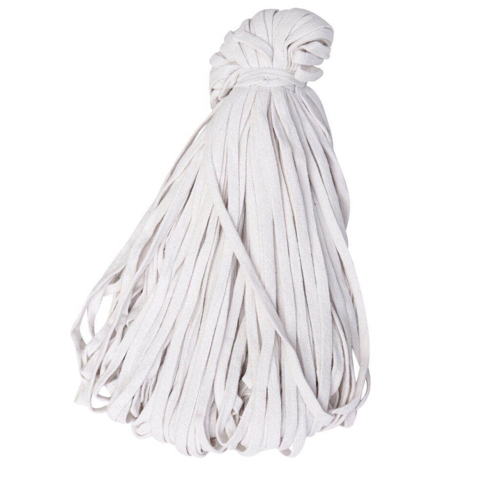Elastic Rope Cord Flat Cotton Ear Band Knit String Tie Earloop Stretch Spool Sewing Shoelaces Drawstrings Replacement 9489952747453