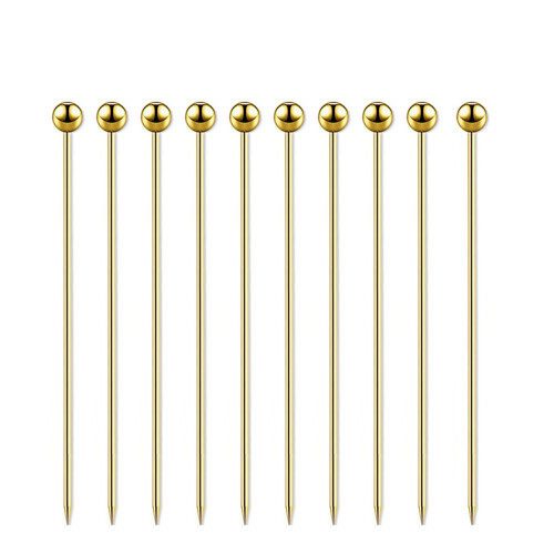 BE-TOOL10PCS Πιρούνι φρούτων από ανοξείδωτο ατσάλι, πιρούνι φρούτων για επιδόρπιο,