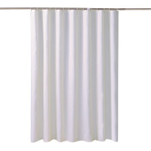 Rideau de douche en polyester opaque et imperméable, 241 x 200 cm (95 x 79 pouces)
