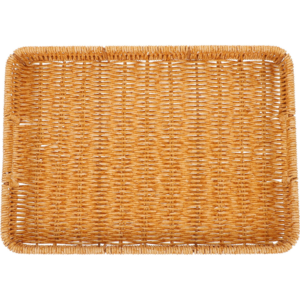 Woven Pallet Hamper Woven Bread Basket Fruit Serving Basket Rustic Decor Hand Woven Basket