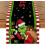 Chemin de table de Noël, lutin vert, décoration hivernale 1