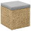 VidaXL vidaXL Ottoman-Set 2 Stk. Seegras Grau 6