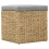 VidaXL vidaXL Ottoman-Set 2 Stk. Seegras Grau 7