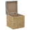 VidaXL vidaXL Ottoman-Set 2 Stk. Seegras Grau 8