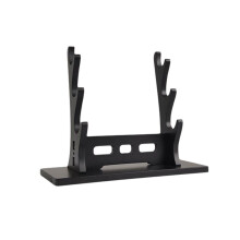 Seebee Wooden Flute Stand – Multi-Tier Desktop Holder for Soprano, Recorder, Bamboo Flute, Irish Whistles & Woodwinds; Compatible with All Standard