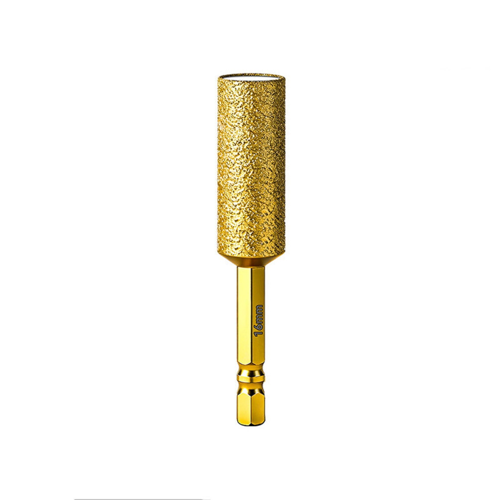 2-In-1 Diamond Drill & Grinding Head, Hex Shank Carbide Bit For Tile/Glass/Ceramic, 16Mm, For Rotary Tools 9489952950228