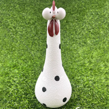 Statue en béton représentant une poule amusante pour un jardin
