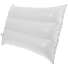 Portable Inflatable Travel Pillow White PVC Cushion for Comfortable Support 1 Piece