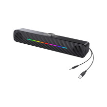 Computer Speakers RGB USB-Powered with Enhanced Bass 1 Pc
