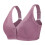 Women's Comfortable Front Closure Lace Bra Adjustable Support Underwire Large Size Full Coverage For Mature Ladies, Grey, Size 34 1