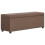 VidaXL vidaXL Bank mit Staufach 116 cm Braun Polyester 3
