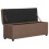 VidaXL vidaXL Bank mit Staufach 116 cm Braun Polyester 4